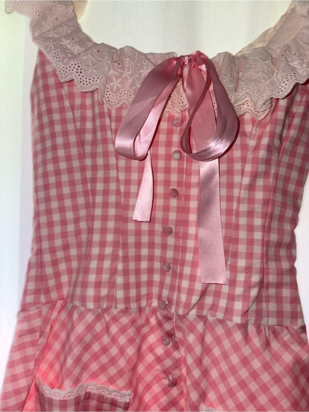 House of CB Gingham Astra Ruffle Mini Dress - Picture 8 of 10